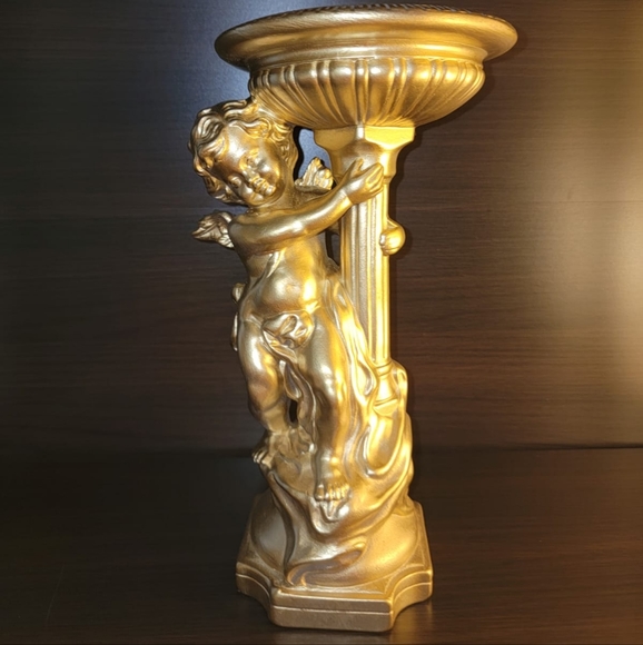 Art Vintage Sculpture Gold Color Poshmark